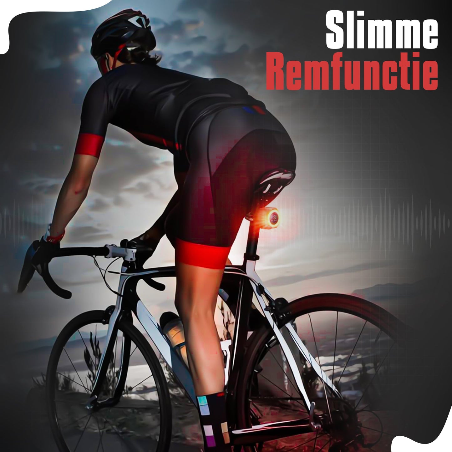 O.M.G Fietsalarm met Achterlicht en Remsensor - OMGSecurity