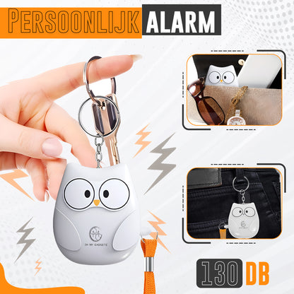 O.M.G Persoonlijk Alarm Uil Wit 130dB
