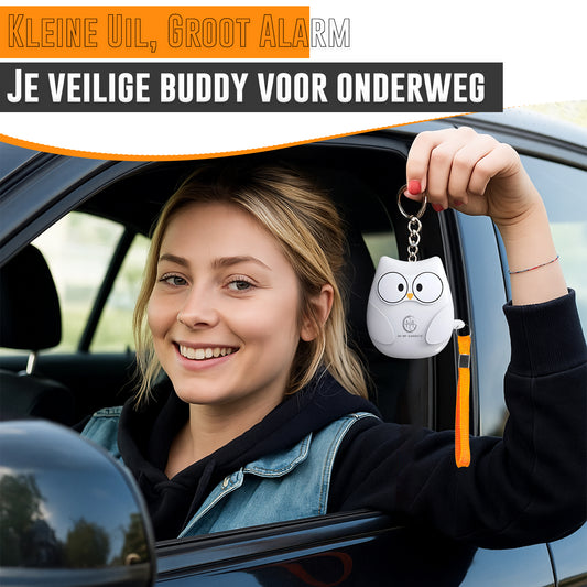 O.M.G Persoonlijk Alarm Uil Wit 130dB