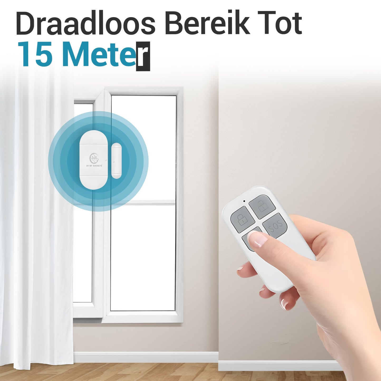 O.M.G Draadloos Alarm voor Ramen en Deuren - OMGSecurity