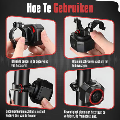 O.M.G Fietsalarm met Achterlicht en Remsensor - OMGSecurity