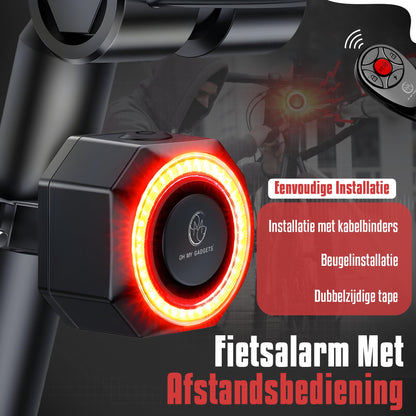 O.M.G Fietsalarm met Achterlicht en Remsensor - OMGSecurity
