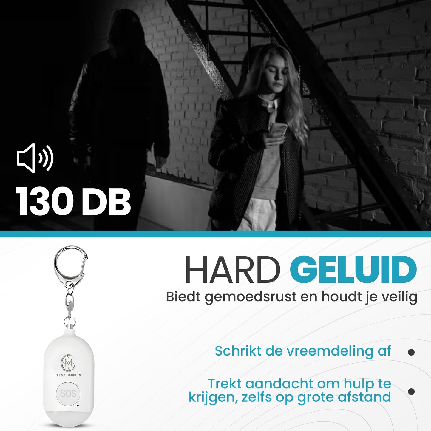 O.M.G Persoonlijk Alarm 130dB - OMGSecurity