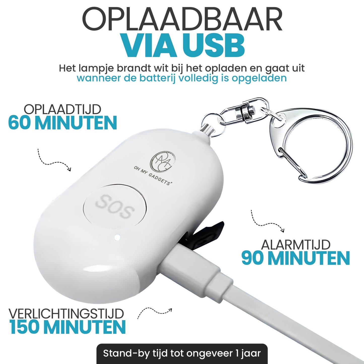 O.M.G Persoonlijk Alarm 130dB - OMGSecurity