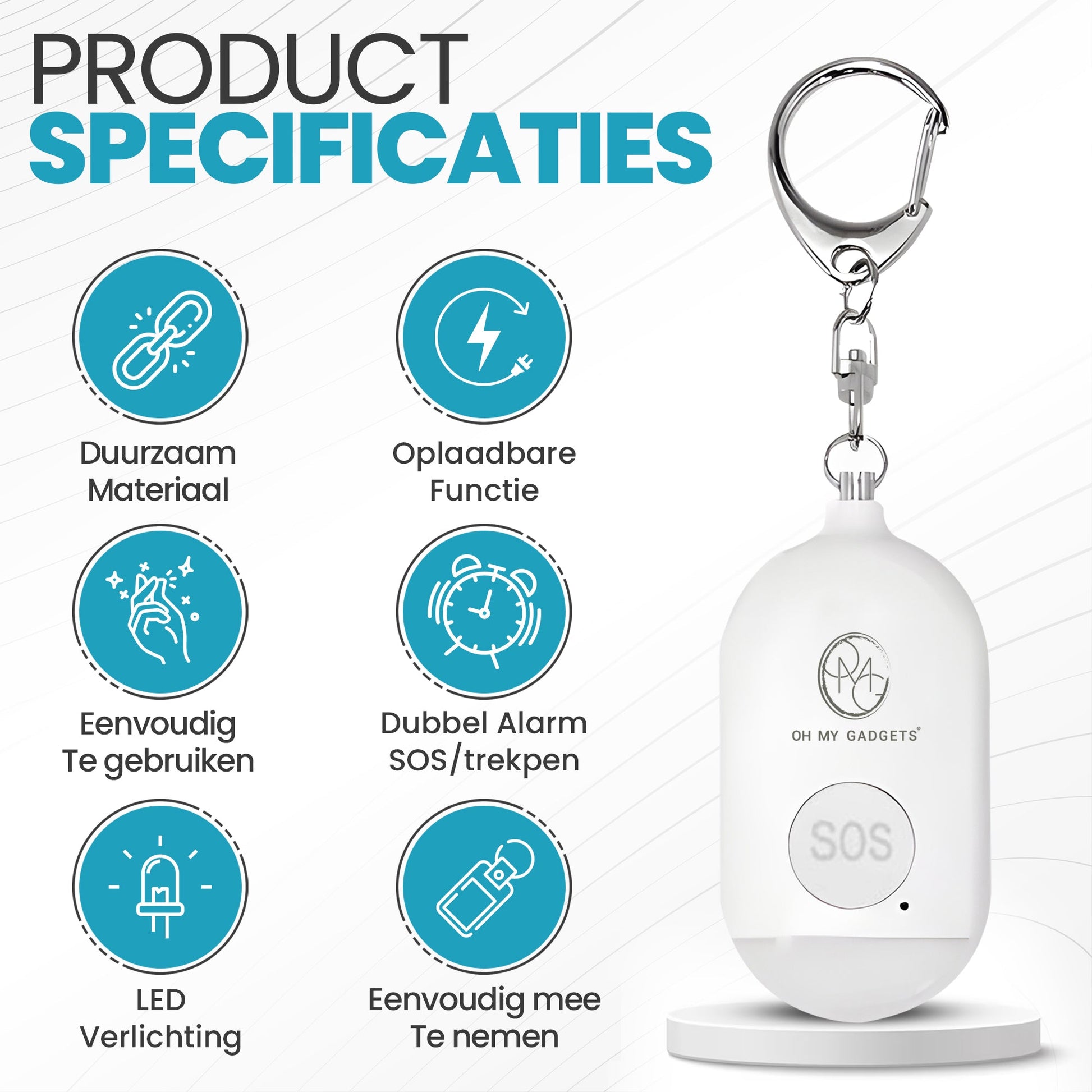 O.M.G Persoonlijk Alarm 130dB - OMGSecurity