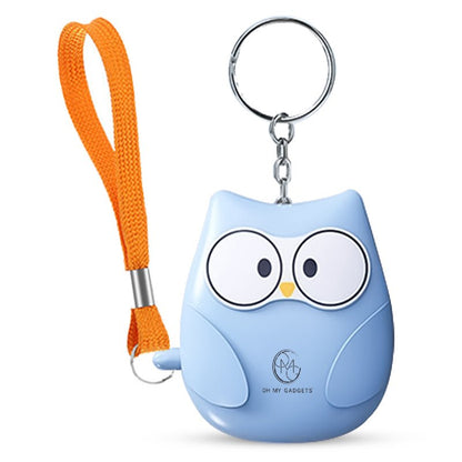 O.M.G Persoonlijk Alarm Uil Blauw 130dB - OMGSecurity