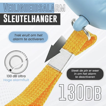 O.M.G Persoonlijk Alarm Uil Blauw 130dB - OMGSecurity