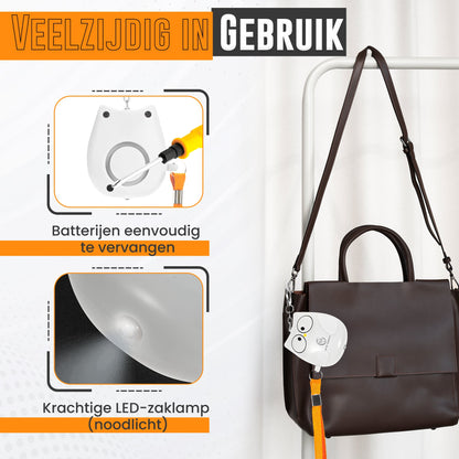 O.M.G Persoonlijk Alarm Uil Wit 130dB - OMGSecurity