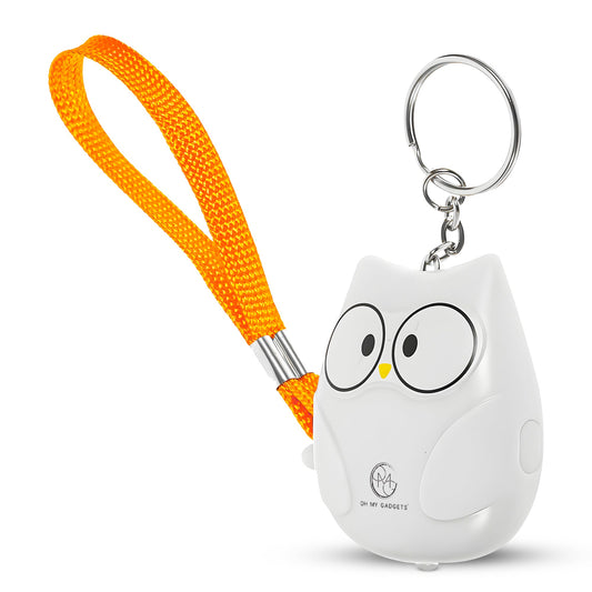 O.M.G Persoonlijk Alarm Uil Wit 130dB - OMGSecurity