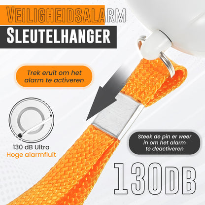 O.M.G Persoonlijk Alarm Uil Wit 130dB - OMGSecurity