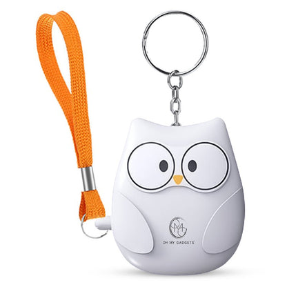 O.M.G Persoonlijk Alarm Uil Wit 130dB - OMGSecurity
